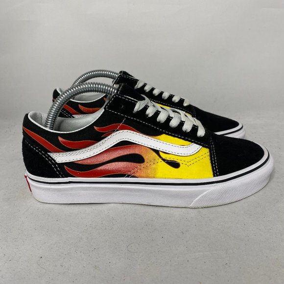 Vans Other - Vans Mens Off The Wall Black Red Sneaker Shoes